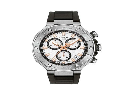 RELOJ TISSOT T-RACE MOTO GP CRONO ACERO FONDO BLANCO