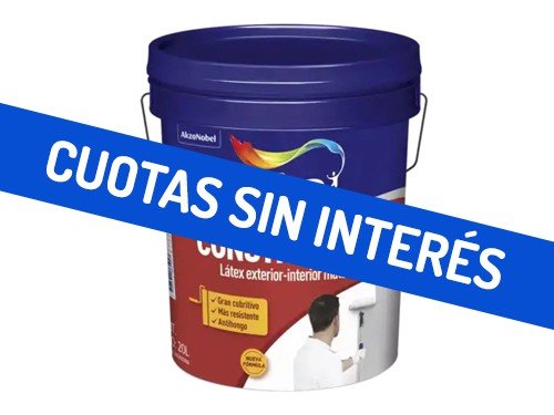 Látex Constructor Alba Exterior Interior Blanco Mate 20L