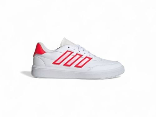 Zapatillas Adidas urbanas blancas con rojo | Courtblock