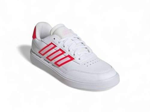 Zapatillas Adidas urbanas blancas con rojo | Courtblock