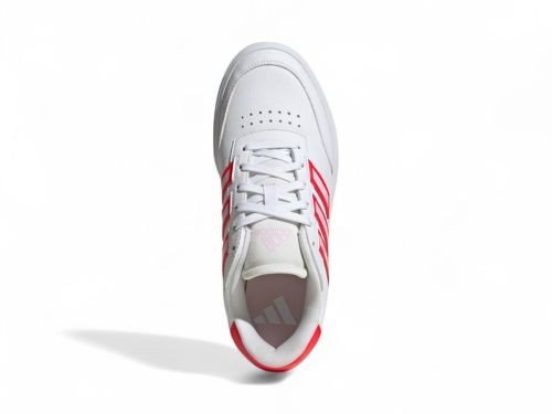 Zapatillas Adidas urbanas blancas con rojo | Courtblock