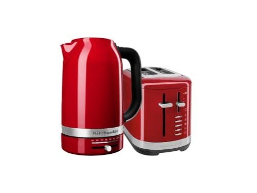Combo KitchenAid Pava 1.7 L y Tostador Eléctrico 2 rebanadas Rojo