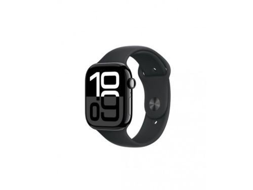 Apple Watch S10 GPS 42mm Aluminio Jet Black con Correa Black Sport