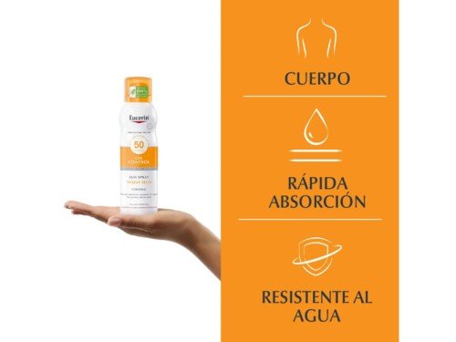 Protector Solar Corporal en Spray Toque Seco FPS 50 x 200 ml EUCERIN