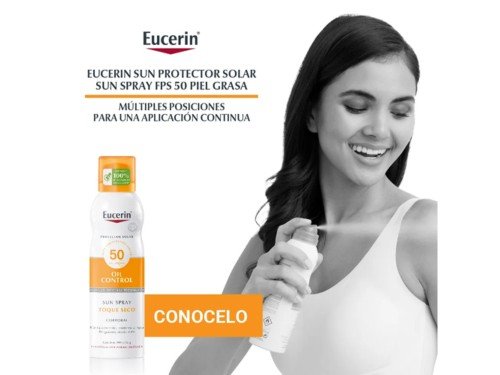 Protector Solar Corporal en Spray Toque Seco FPS 50 x 200 ml EUCERIN