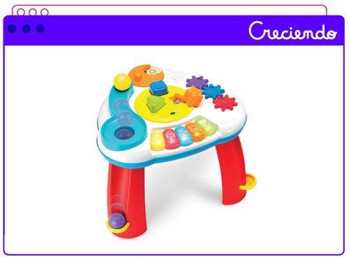 Mesa Didáctica Musical Bebé Win Fun Formas, Luces Sonidos