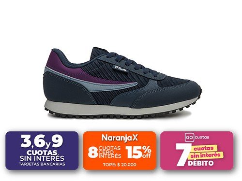 Zapatillas Moda Fila Renno Classic Az Vt Mujer