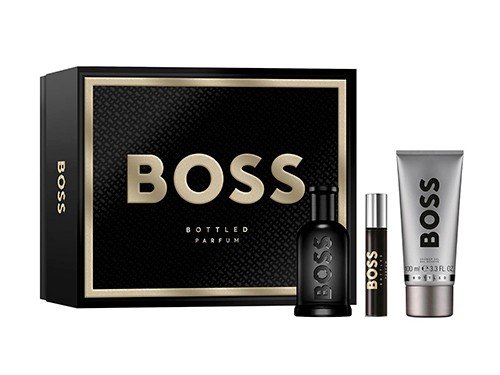HUGO BOSS - Boss Bottled Parfum 100 ml + EDP 10 ml + Shower Gel