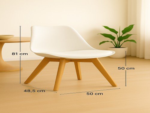 Juego De Comedor Mesa Eames 120x80 + 6 Sillas Tulip Baires4