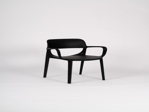 Silla Smile Con Apoyabrazos Para Comedor o jardin Apilables