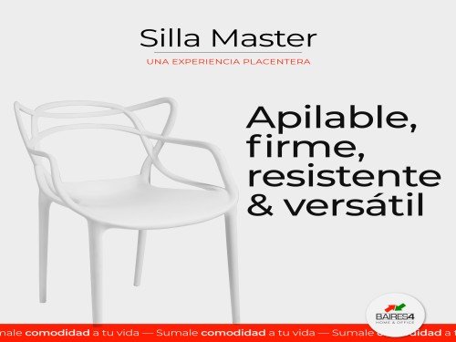 Silla Master Polipropileno Apilable