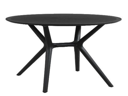 Mesa Roma Plástica Auxiliar Exterior Redonda Resistente