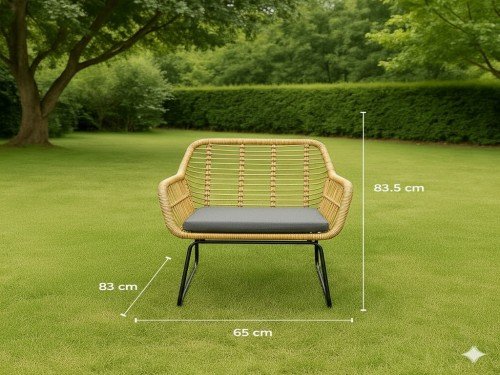 Set Jardín Rattan Sintético Bali Premium + Sofa