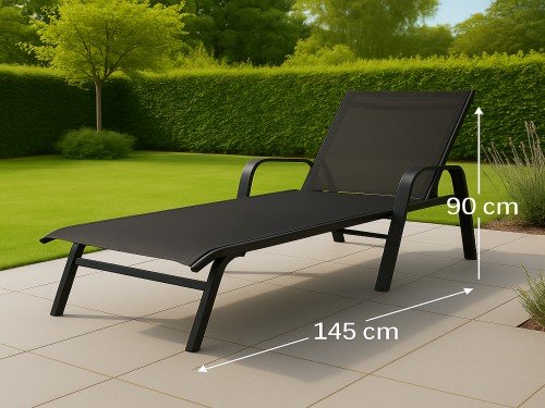 Reposera Hazel Para Jardín Exterior