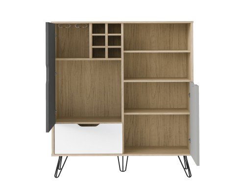 Bar Estocolmo Con Puertas Y Estantes Moderno