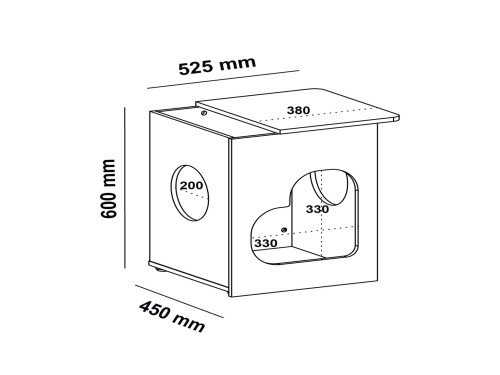 Mesa De Apoyo Pet Para Mascotas Pequeñas Moderna