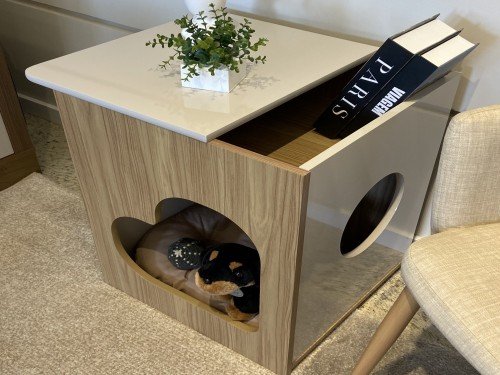 Mesa De Apoyo Pet Para Mascotas Pequeñas Moderna