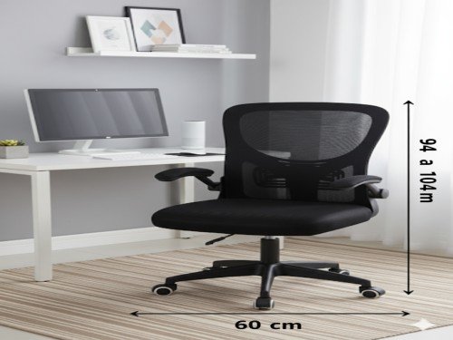 Silla Vertebra Sin Cabezal Respaldo Mesh Ergonómica