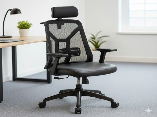 Silla Tokio Ergonómico Mesh Cabezal Con Percha