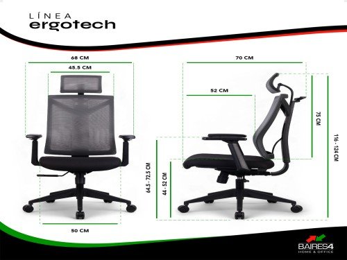 Silla Ejecutiva Director Premium Ergonomica Mesh F1 Plus