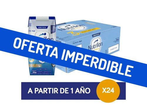 Pack Leche Nutrilon 3 Profutura 24 Bricks 200ml