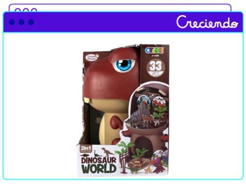 Set Dinosaurios Mega Baby En Dino World Playset 2 En 1