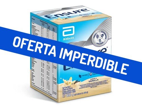 Suplemento Multivitamínico en Polvo Ensure Vainilla 800gr