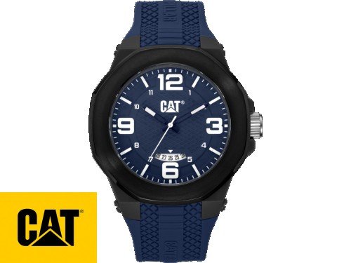 Reloj Caterpillar sumergible 3HD Caja de acero malla de silicona 100M