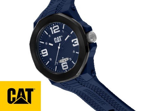 Reloj Caterpillar sumergible 3HD Caja de acero malla de silicona 100M