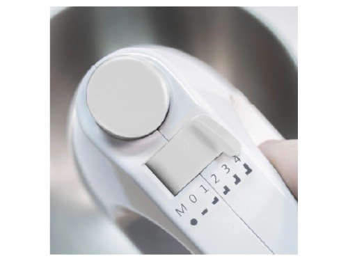 Batidora de Mano Blanca con Base Porta Accesorios 300W