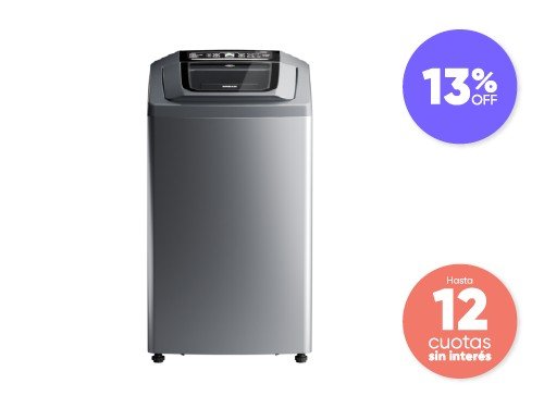 Lavarropas Drean Concept Neo Fuzzy 6.8Kg Gris