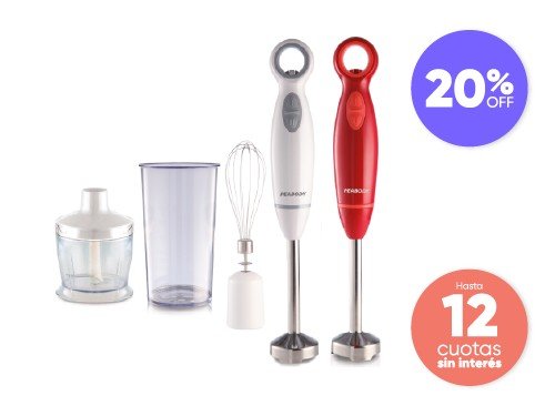 Licuadora de Mano Peabody con Accesorios – 600w