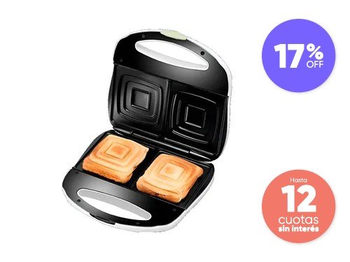 Sandwichera Atma SM8911P Antiadherente