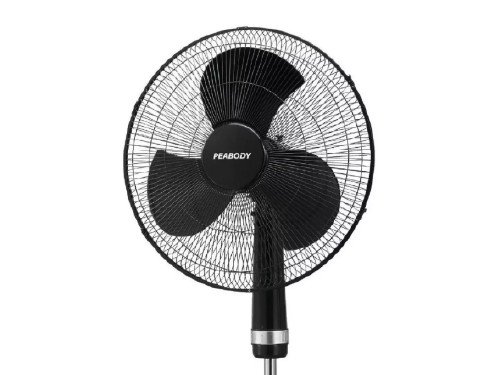Ventilador De Pie 3 Velocidades Peabody Negro