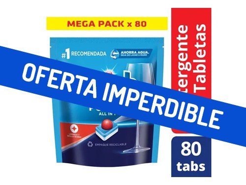Detergente para Lavavajillas Finish Powerball 80 tabletas