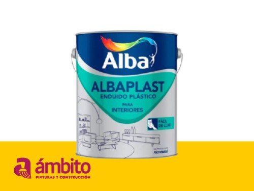 Enduido interior plástico al agua 1 litro Alba