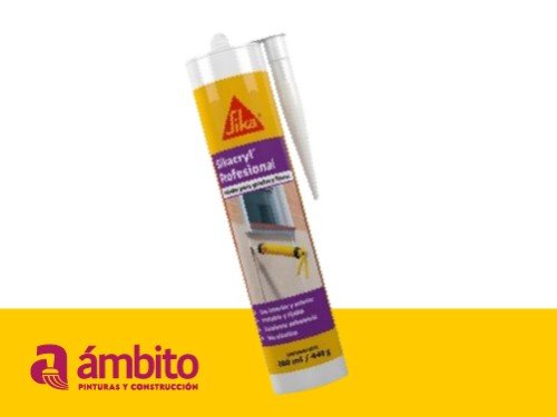Impermeabilizante cartucho profesional blanco 280 ml Sikacryl