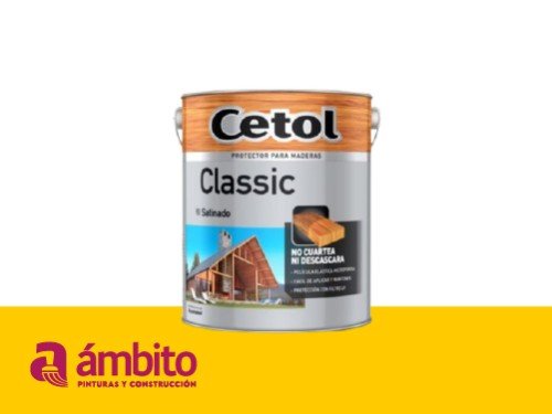 Pintura para madera Satinado 4 litros al aguarrás Cetol