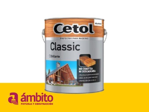 Pintura para madera Brillante 1 litro al aguarrás Cetol