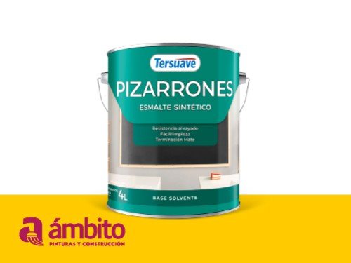 Pintura para pizarrón mate verde 0,25 litros Tersuave