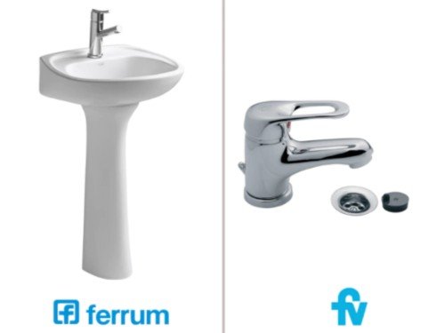 Combo Baño Ferrum Andina + Grifería FV Arizona — Funcionalidad