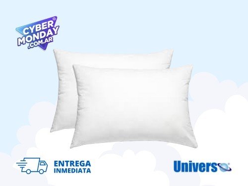 Almohadas Hoteleras Fibra de Vellon 2x1