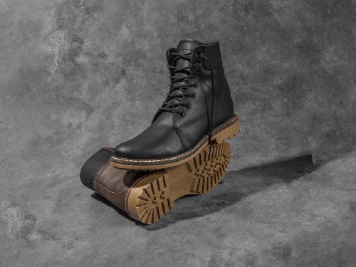 Borcego cuero negro vacuno hombre | diseño urbano y comodo | Bourbon