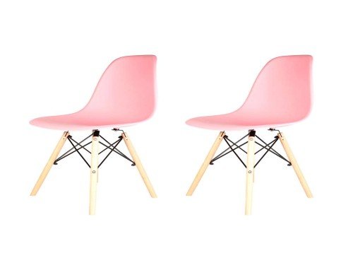 Silla Eames Rosa x2
