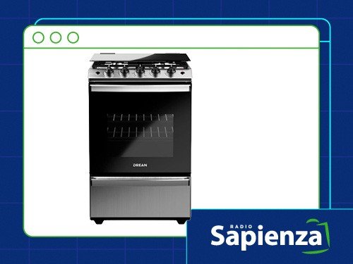 COCINA DREAN CD5617AI 56CM MULTIGAS CON FREIDORA DE AIRE