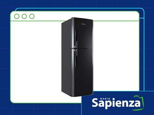 HELADERA DREAN HDR320F50N NEGRA 314LT ESTANTES DE VIDRIO