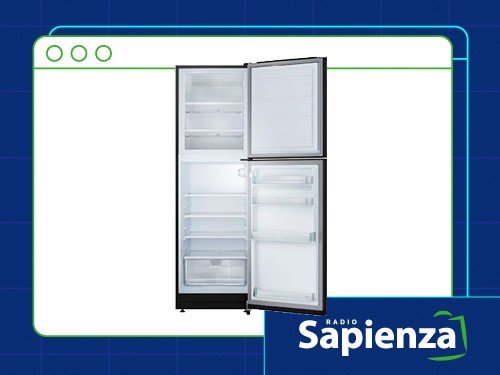 HELADERA DREAN HDR320F50N NEGRA 314LT ESTANTES DE VIDRIO