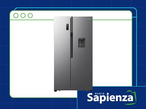 HELADERA PEABODY SBS71INV 516L NO FROST DISPENSER INVERTER