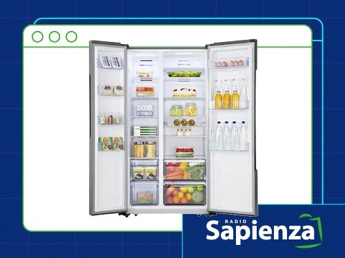 HELADERA PEABODY SBS71INV 516L NO FROST DISPENSER INVERTER