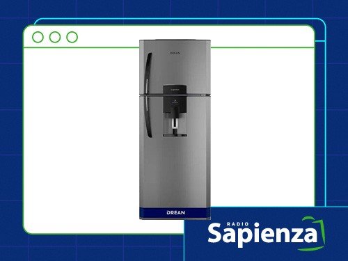 HELADERA DREAN HDR370F61E GRIS 364LT DISPENSER